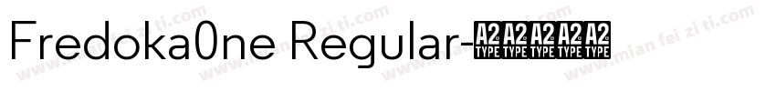 Fredoka0ne Regular字体转换
